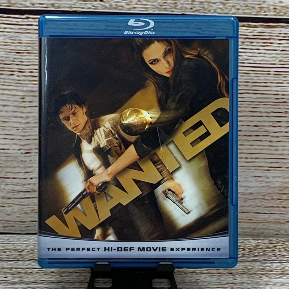 Wanted [2008 Blu‎ Ray Disc] Movie James McAvoy Morgan Freeman Action Thriller